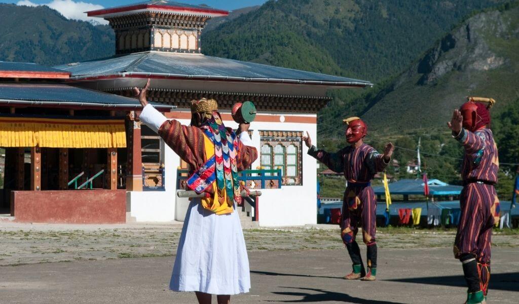 Drubchen during luxury bhutan tour