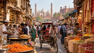 Old Delhi Bazaar_ Spices, Rickshaws, and Heritage